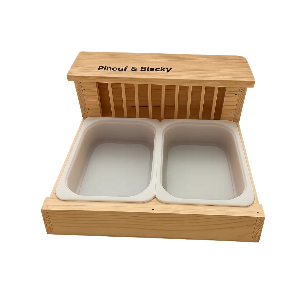 Râtelier duo avec ou sans gamelle DUM MNR