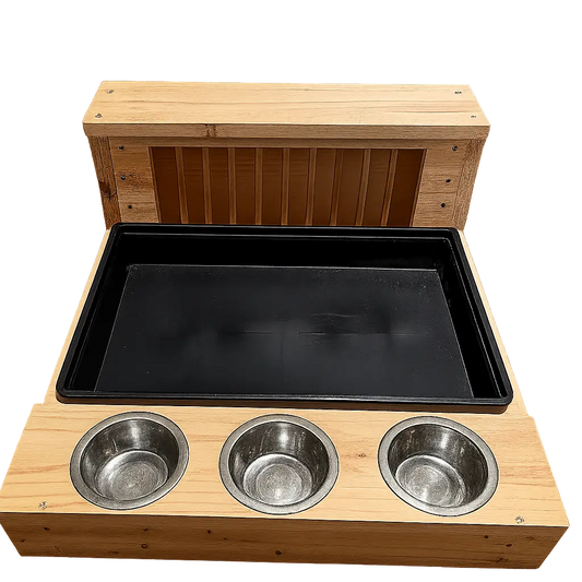 Râtelier largeur XXL avec ou sans gamelle DUM MNR