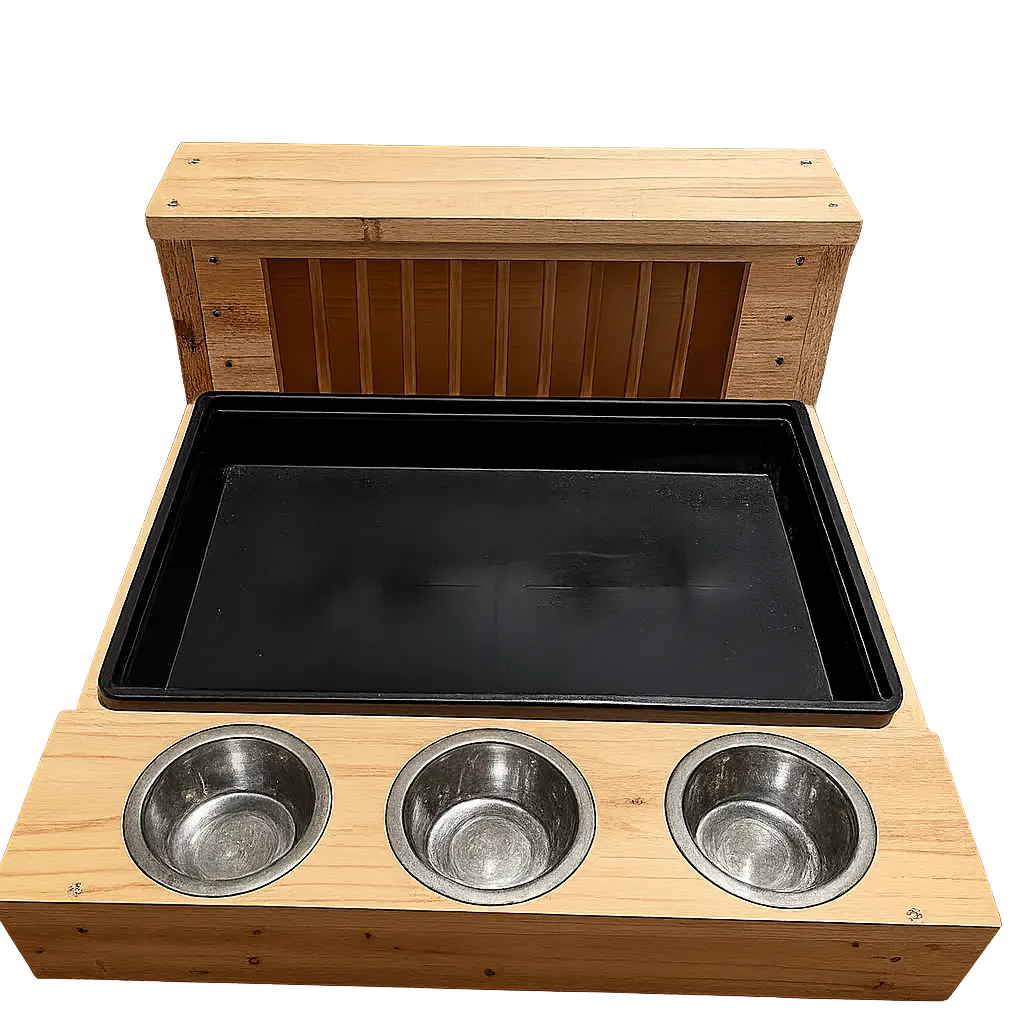 Râtelier largeur XXL avec ou sans gamelle DUM MNR