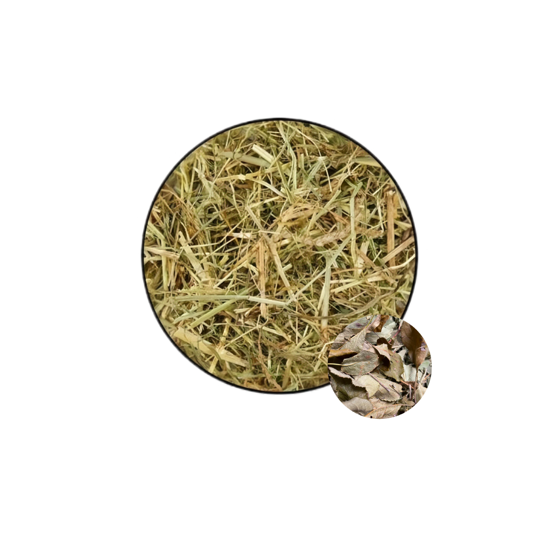 Foin mélange feuille de pommier