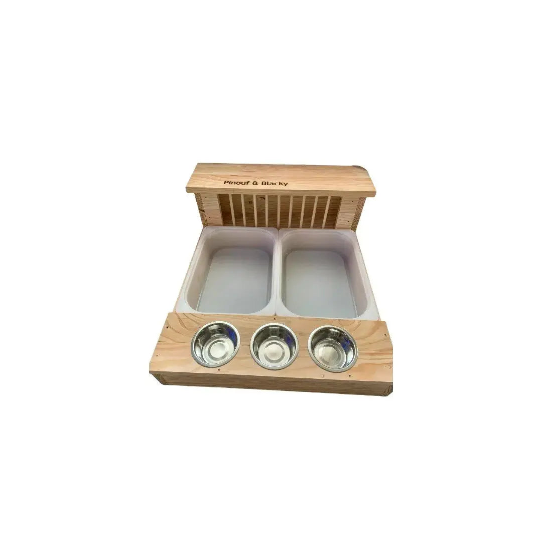 Litières double pour plusieurs lapins